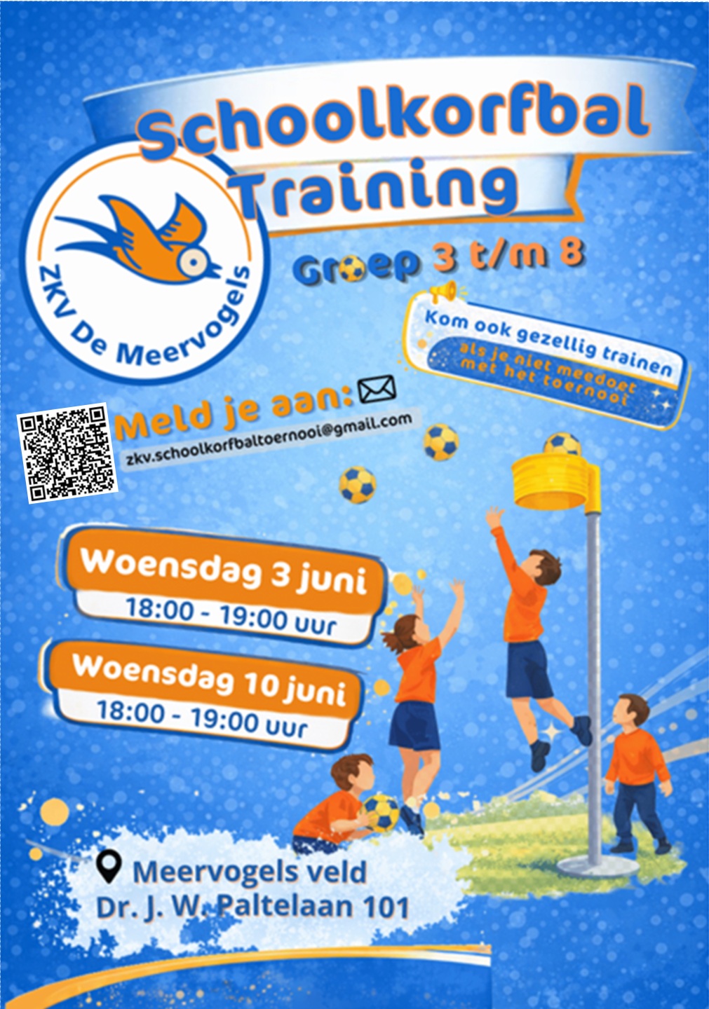 Schoolkorfbal Training