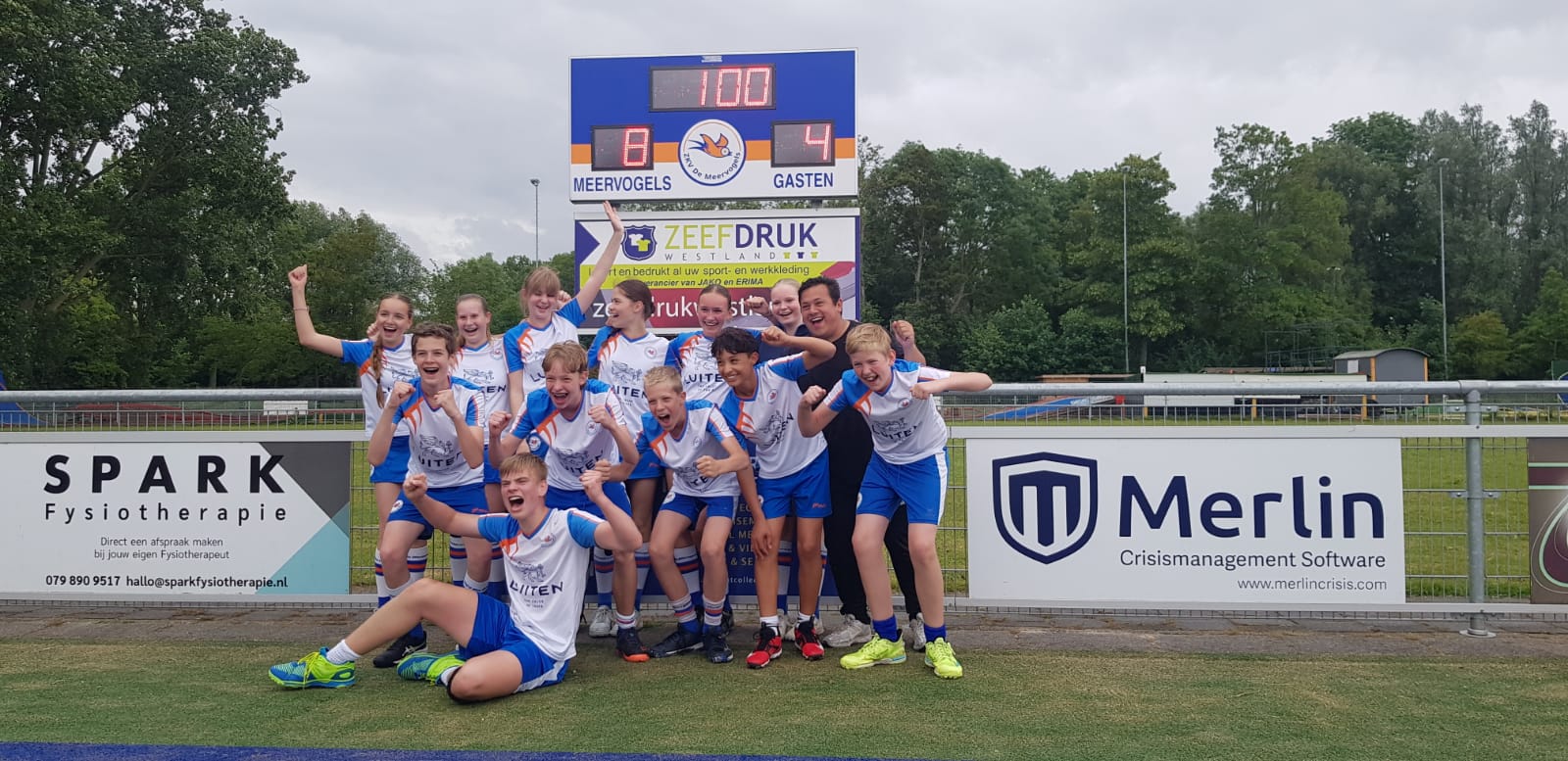 Bekroning op het harde werken voor de U15