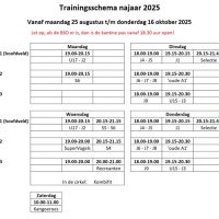 Einde seizoen 2024-2025