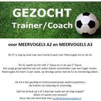 Gezocht Trainer/Coach A2 en A3