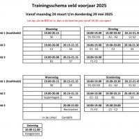 Trainingsschema